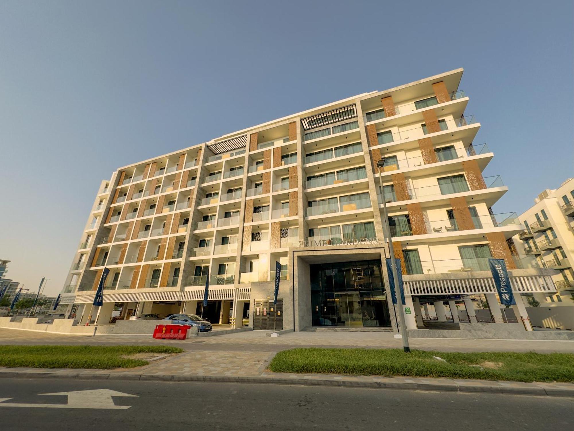 Ferienwohnung Luxury Comfy Studio At Arjan S414 Dubai Exterior foto